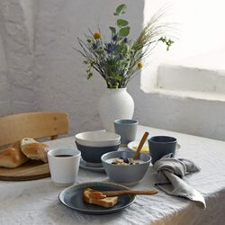 Colorit Plate Ø 19 cm, grey, Knabstrup Keramik