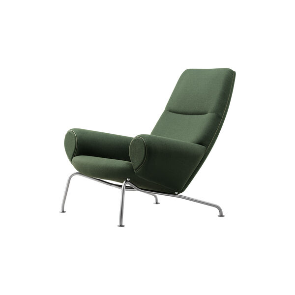 Wegner Queen Chair | Olive | Lounge Chair + Ottoman, Fredericia Furniture