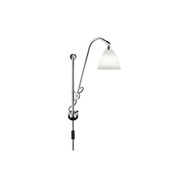Bestlite BL5 Wall Lamp, bone china/chrome, GUBI