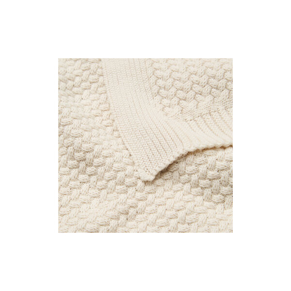 Harper Baby Knit Throw, off-white, Cam Cam Copenhagen