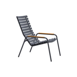 ReCLIPS Bamboo Lounge Chair, dark grey, HOUE
