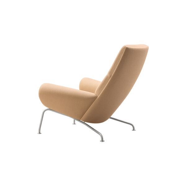 Wegner Queen Chair | Natural | Lounge Chair + Ottoman, Fredericia Furniture