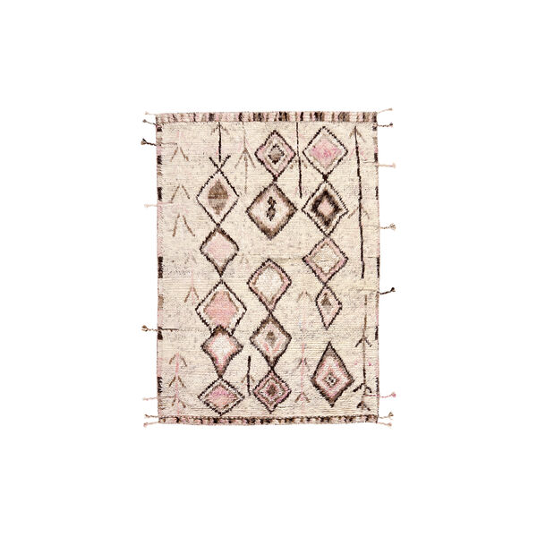 Tribe Rug, ivory pink, Rezas