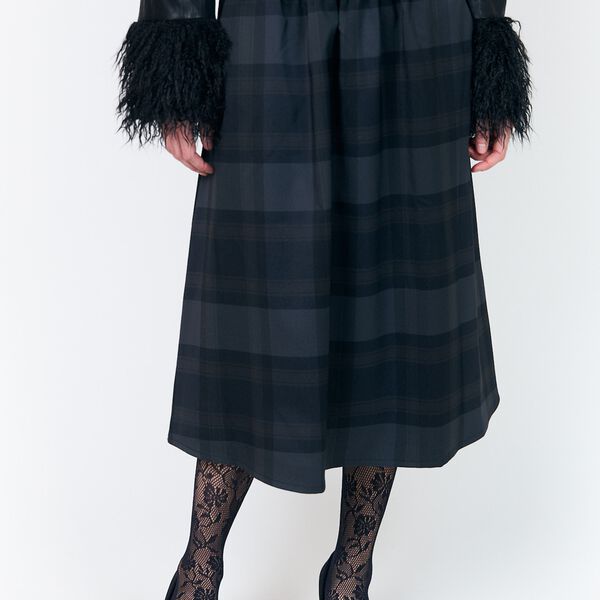 EllaLL Midi Skirt, dark grey, Lollys Laundry