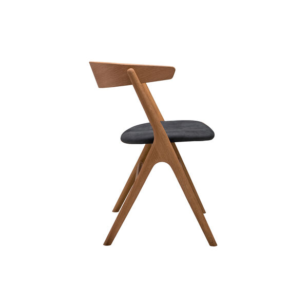 Sibast No 9 Dining Chair, oiled oak/dark grey, Sibast Furniture