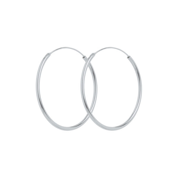 Mini Plain Hoops, silver Mini Plain Hoops, silver, Pernille Corydon Jewellery