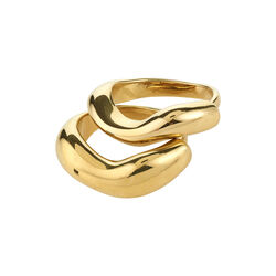 CALLAWAY rings 2-in-1 set, gold plated, Pilgrim