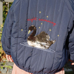 Juno Sequin Bomber Jacket, total eclipse, Konges Sløjd