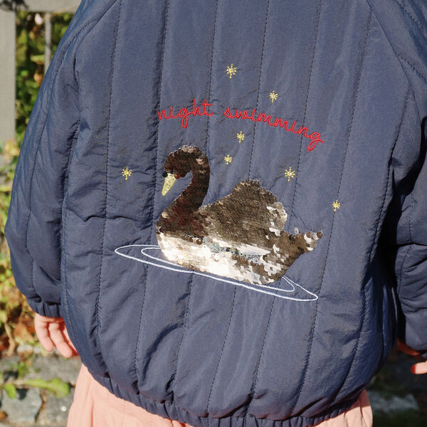 Juno Sequin Bomber Jacket, total eclipse Juno Sequin Bomber Jacket, total eclipse, Konges Sløjd