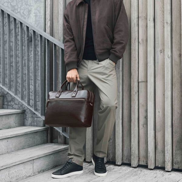KingstonMBG Laptop Bag, espresso brown, Markberg