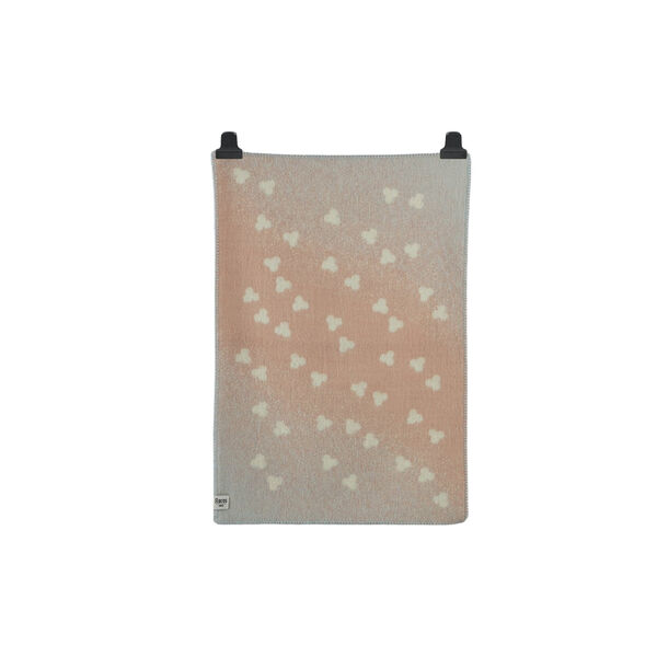 MELVIN Baby Size Throw, light pink/light blue, R&oslash;ros Tweed