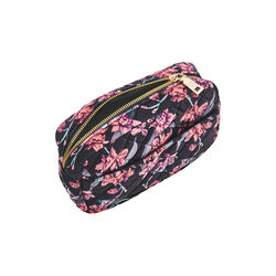 Beauty Bag Medium, flawless black, Fan Palm