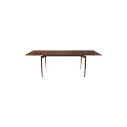 PURE Dining Table L140 incl. 2 Extension Leaves, natural oiled walnut, Bruunmunch Furniture