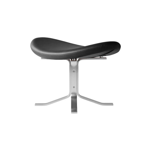 EJ 5-F Corona Footstool, black, Fredericia Furniture