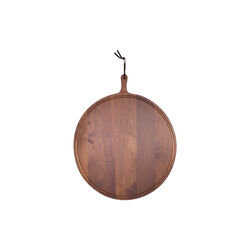 Serving board round, walnut, Dutchdeluxes