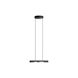 INLAY S2 DISC Pendant, matt black/satin silver, LIGHT-POINT