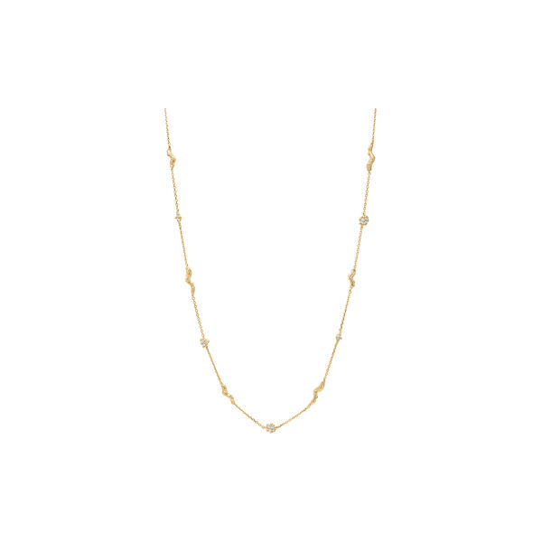 Tangled necklace, gold plated silver, Studio Z