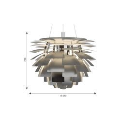 PH Artichoke, stainless steel, Louis Poulsen