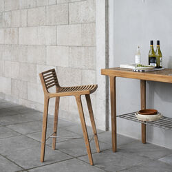 OUTDOOR RIB Bar Chair, Sibast Furniture