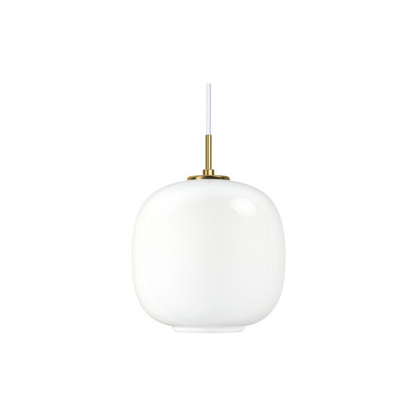 VL45 Radiohus Pendant, opal white, Louis Poulsen