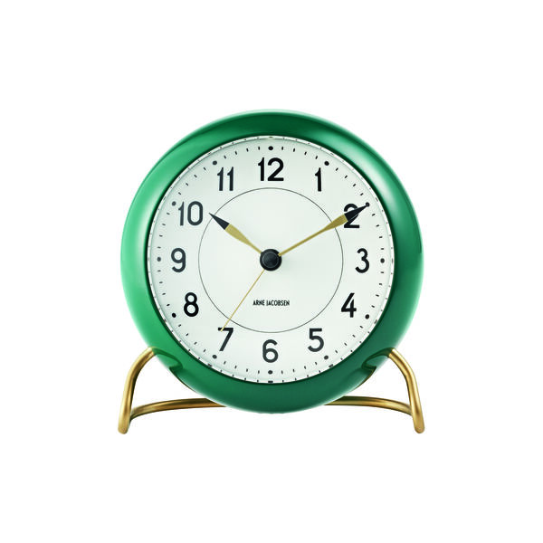 Station Table Watch, green, Arne Jacobsen Clocks