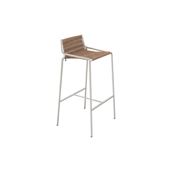 Noel Bar Chair, steel/brown, Thorup Copenhagen
