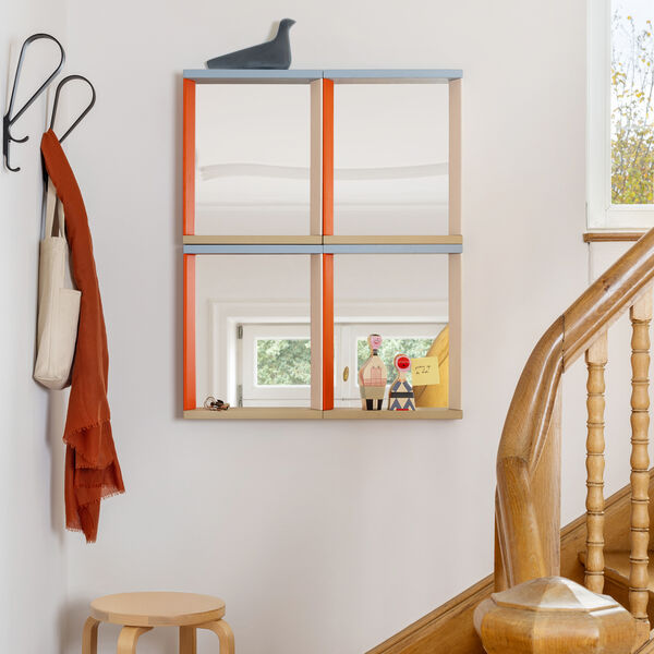 Colour Frame Mirror Small, blue/orange Colour Frame Mirror Small, blue/orange, Vitra
