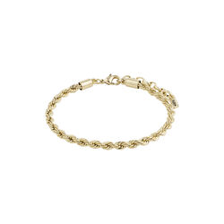 PAM Robe Chain Bracelet, gold plated, Pilgrim