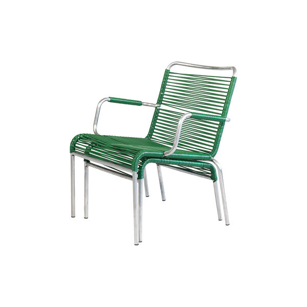 Mya Outdoor Lounge Chair with Armrests, dark green Mya Outdoor Lounge Chair with Armrests, dark green, FIAM