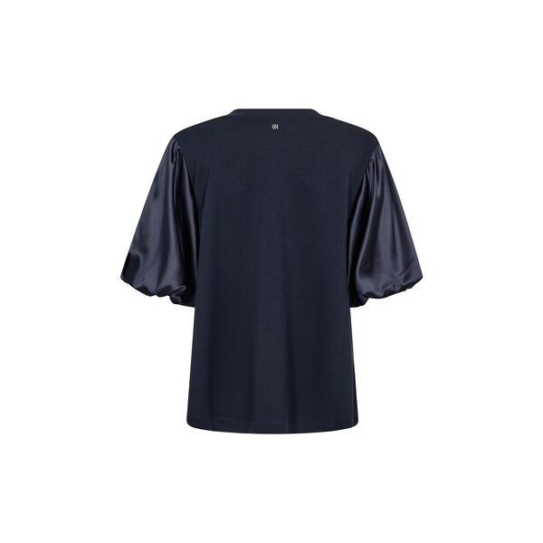 MMDuba O-SS Satin Sweatshirt, salute navy, MOS MOSH