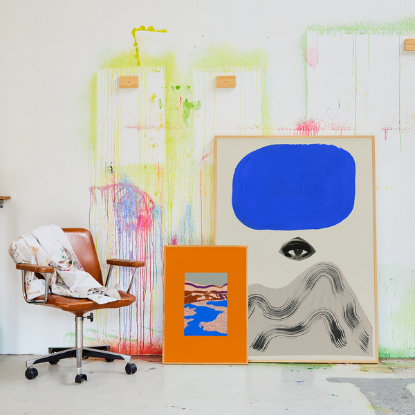 Orange Landscape Poster Orange Landscape Poster, Paper Collective