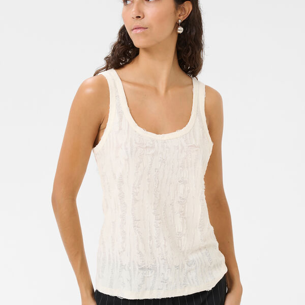 KBAlessia Top, egret KBAlessia Top, egret, Karen by Simonsen