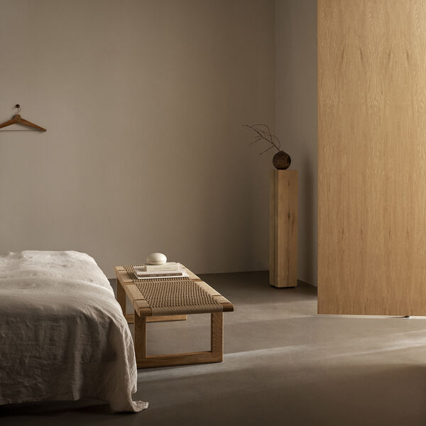 BM0488L Table Bench, oiled oak/natural, Carl Hansen & Søn