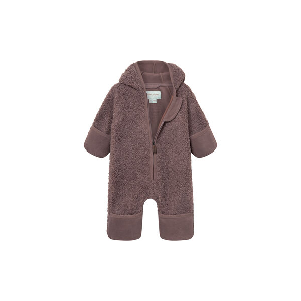 MATADEL Teddyfleece Jumpsuit, peppercorn plum, Mini A Ture