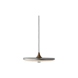 Soleil Pendant with Standard Shade, thunder sky/smoked oak, LE KLINT