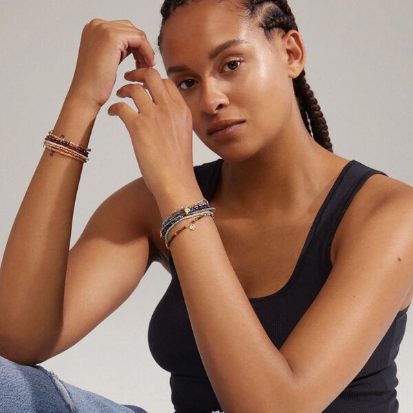 INDIE bracelet, blue, Pilgrim