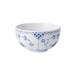 Blue Fluted Half Lace Rice Bowl 35 cl, Royal Copenhagen