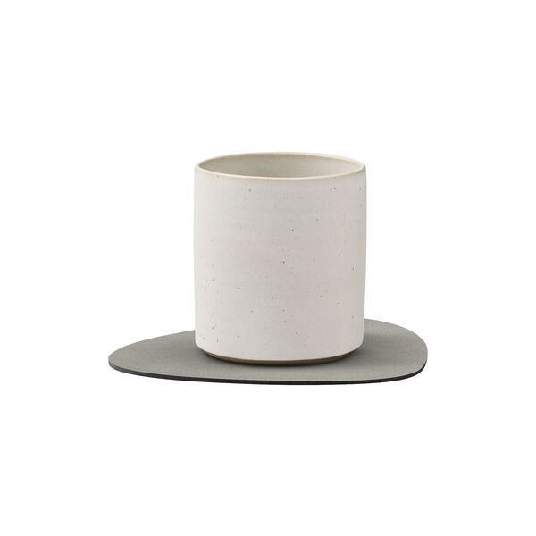 Nupo glass mat Curve, light grey, LIND DNA