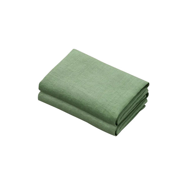 Linen Kitchen Towel, dusty green Linen Kitchen Towel, dusty green, Aiayu