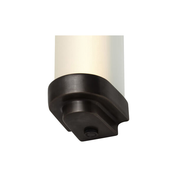 Cabin LED Wall Light 27 cm, weathered brass/frosted, Original BTC