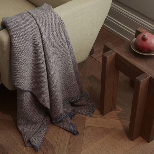 TWILIGHT Throw, brown melange, Georg Jensen Damask