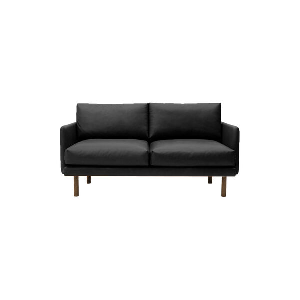 Emo 2 Seater Sofa, Dakar Black/r&oslash;get eg, Bruunmunch Furniture