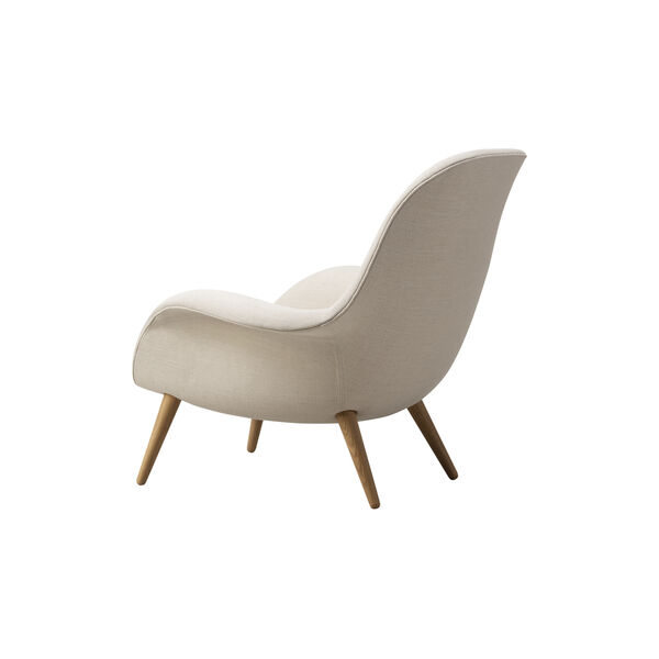 FF1770 Swoon Lounge Chair, Sunniva 811/lacquered oak FF1770 Swoon Lounge Chair, Sunniva 811/lacquered oak, Fredericia Furniture