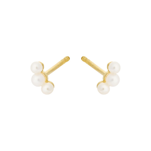 Ocean Pearl Earsticks, gold, Pernille Corydon Jewellery