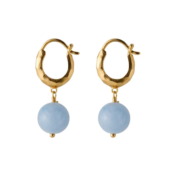 Blue Sky Earrings, gold plated Blue Sky Earrings, gold plated, Pernille Corydon Jewellery