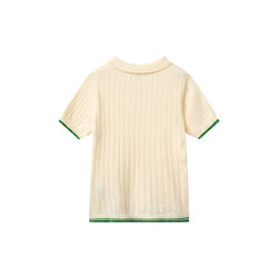 Rib Knitted Polo, Copenhagen Colors Organics