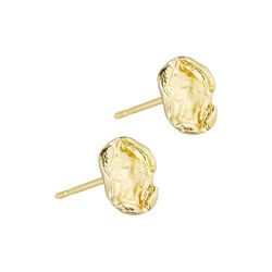 Josie post earrings, gold plated, Pure by Nat