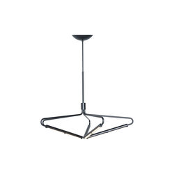 Archangel 5 415 Wide Chandelier, black, Rubn