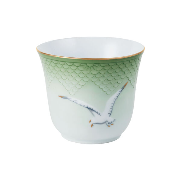 Seagull Thermal Mug, green, Royal Copenhagen