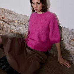 Lapa leather skirt, elm, PBO